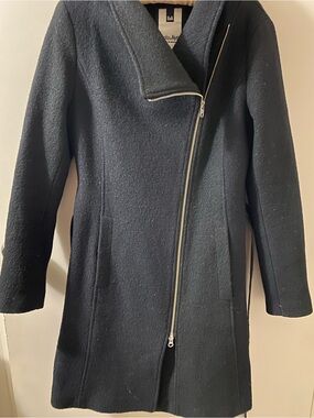 Soia & Kyo Black Wool Coat